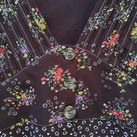 Free People Floral Balloon Sleeve Wonderland Dress - Picture 13 of 16